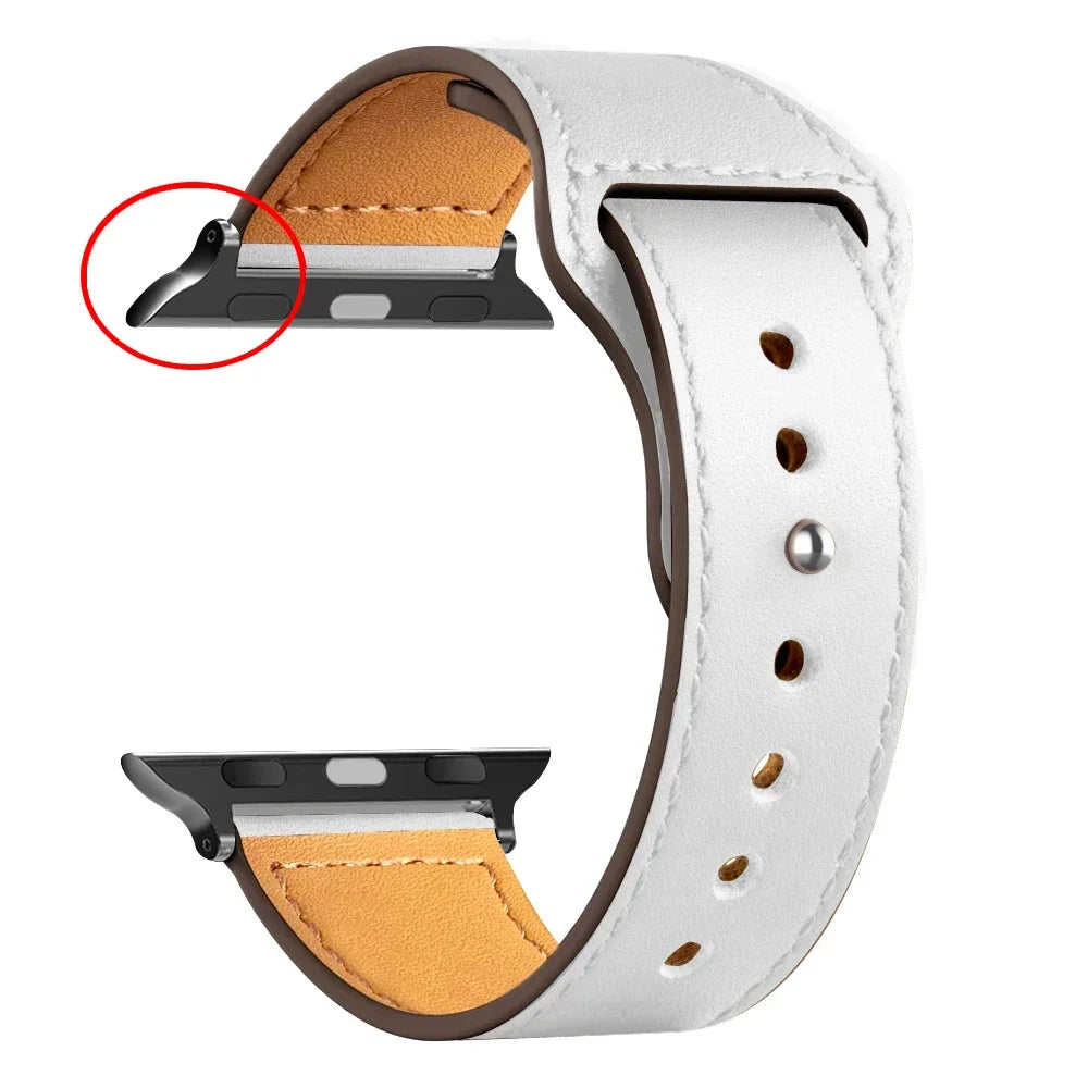 Leather Bands For Apple watch strap Ultra 49mm 46MM 44mm 40mm 38mm/42mm sport bracelet iWatch series 10 9 8 7 3 5 6 se 41mm/45mm