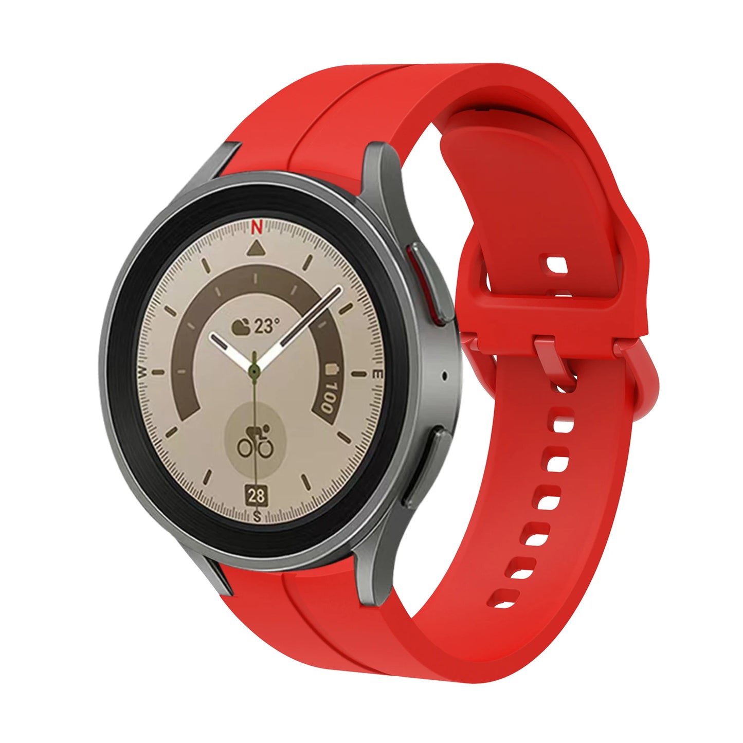 Silicone strap For Samsung Galaxy watch 7 6 5 4 40mm 44mm 45mm Original replacement band For Watch 6 4 Classic 43mm 47mm 46mm