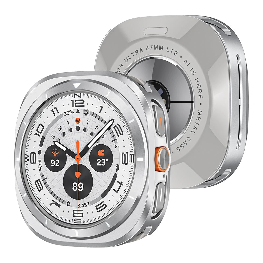 Aluminium Alloy Metal Bumper for Samsung Galaxy Ultra Watch 7 Ultra 47mm Protective Case Cover for Samsung Galaxy Watch Ultra