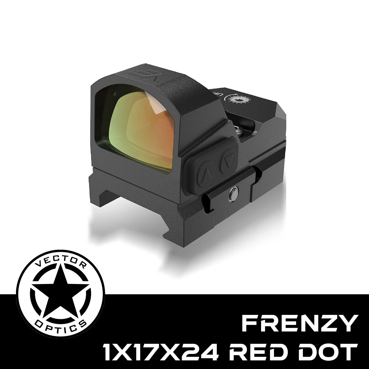 Vector Optics Frenzy 1x17x24 Red Dot Sight With Docter/RMR Footprint 3MOA Dot IPX6 Water Proof For Glock 17 19 Taurus Pistol