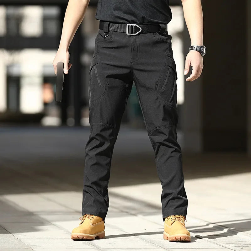 Men City Casual Tactical Hiking Cargo Waterproof Pants