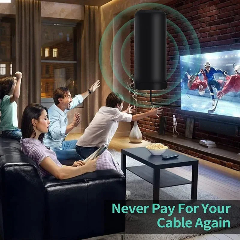 Outdoor Television External Digital DVBT2 TV HD Antenna High Power Strong Amplifier Signal Antenna For High-Range Digital TV