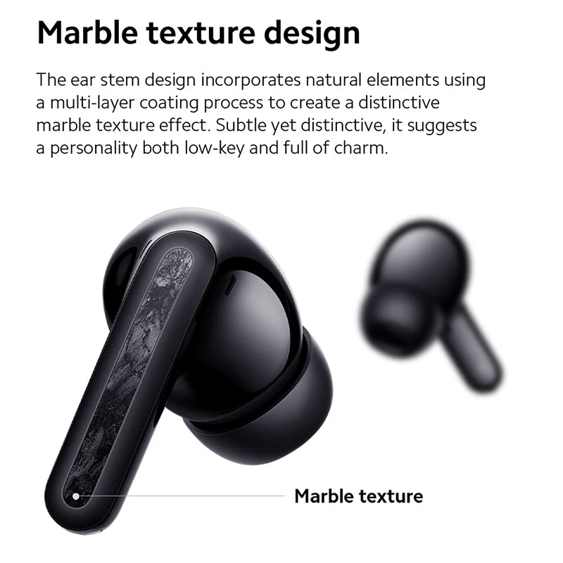 Global Version Xiaomi Redmi Buds 5 Pro Life IP54 Dust Water Resistant Earbuds 52dB Noise Cancelling Bluetooth TWS Earphone