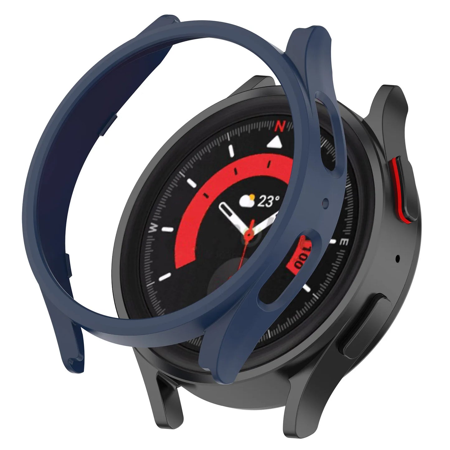 Smartwatch Cover For Samsung galaxy watch 5 pro 45mm PC Watchcase for galaxy watch 5pro watch5pro 45mm case bumper Protector
