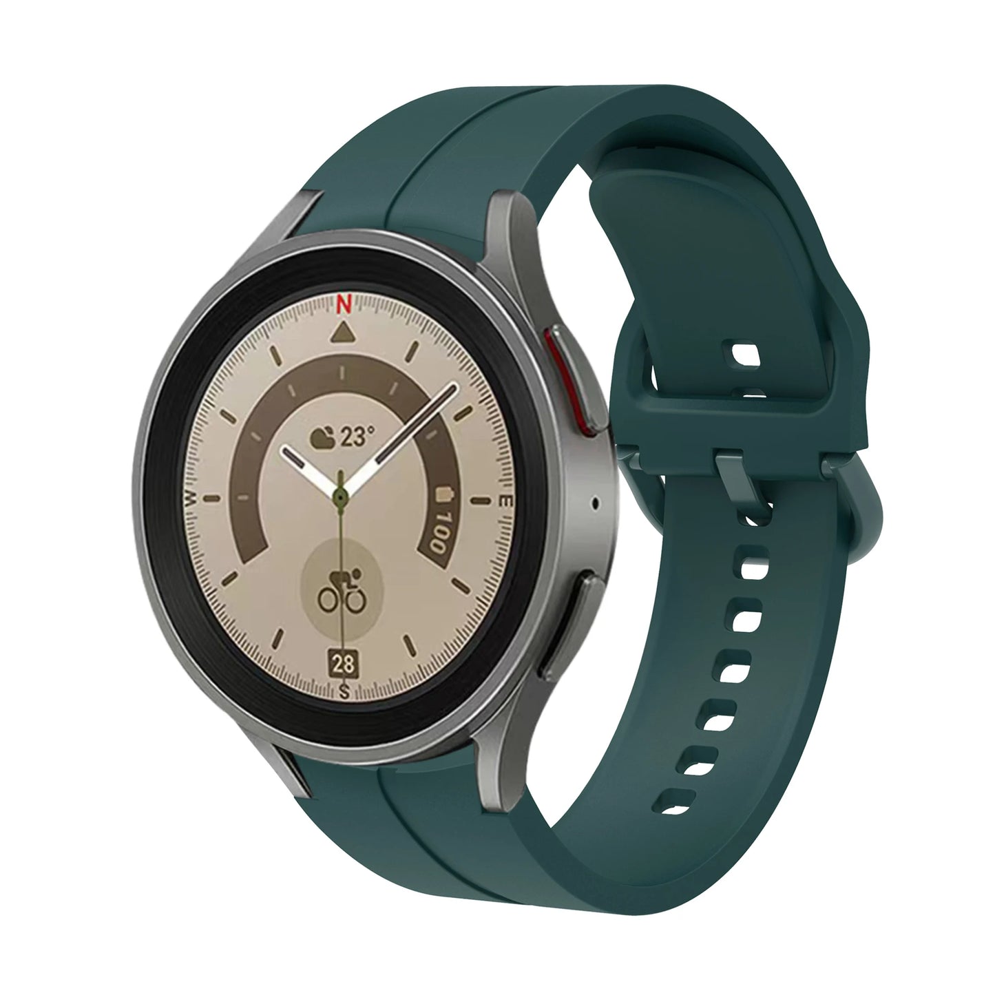 Silicone strap For Samsung Galaxy watch 7 6 5 4 40mm 44mm 45mm Original replacement band For Watch 6 4 Classic 43mm 47mm 46mm