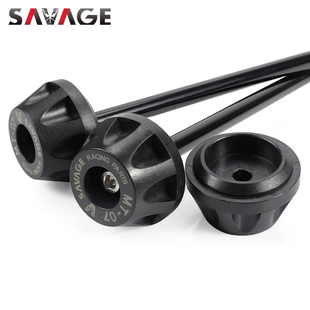 Rear Front Axle Fork Crash Slider For YAMAHA MT-07 FZ-07 2014-2023 XSR700 MT07 FZ07 Motorcycle Wheel Protector XSR 700 MT FZ 07