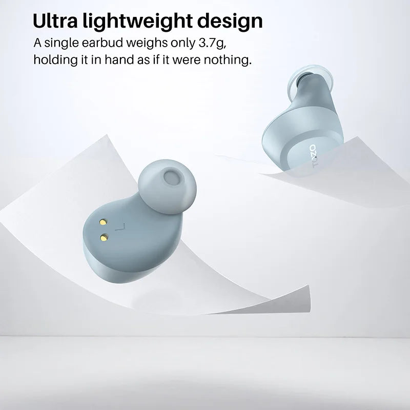 TOZO A1 Wireless Bluetooth Earbuds Small In Ear Headset Earphones Stereo Bass IPX5 Waterproof Microphone