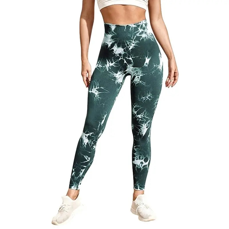 Women's Seamless Tie Dye High waist Leggings