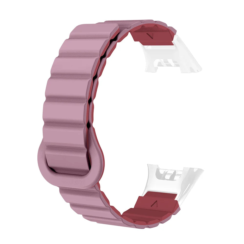Watch Strap For XIaoMi Smart Watch Band 7 Pro Magnetic Silicone Soft Quick Release Lightweight Two-colors Head Clasp Man Woman