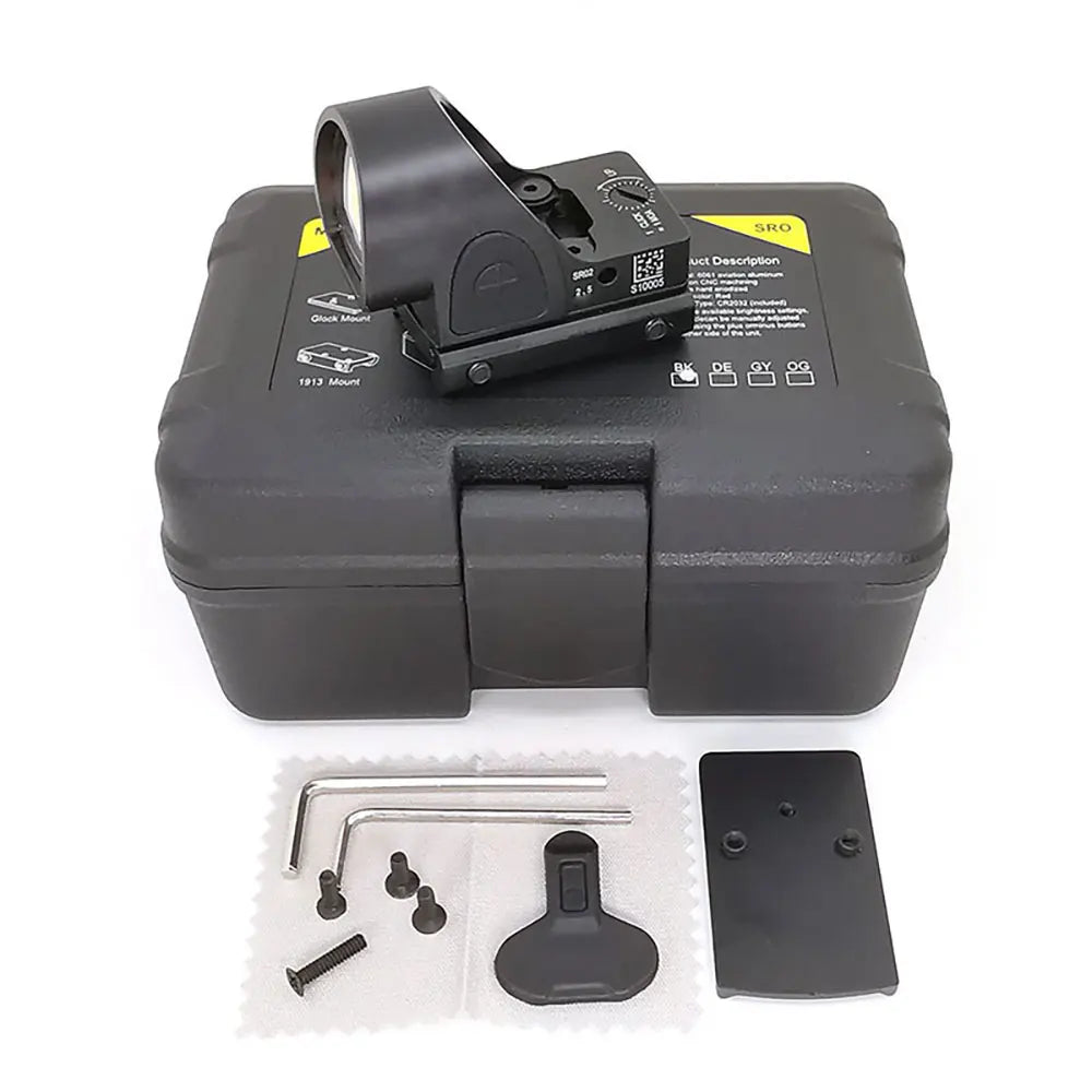 SOTAC GEAR Tactical SRO Red Dot Sight 2.5 MOA Hunting Weapon SRO Reflex Sights Optics Scope Fit 20mm Rail