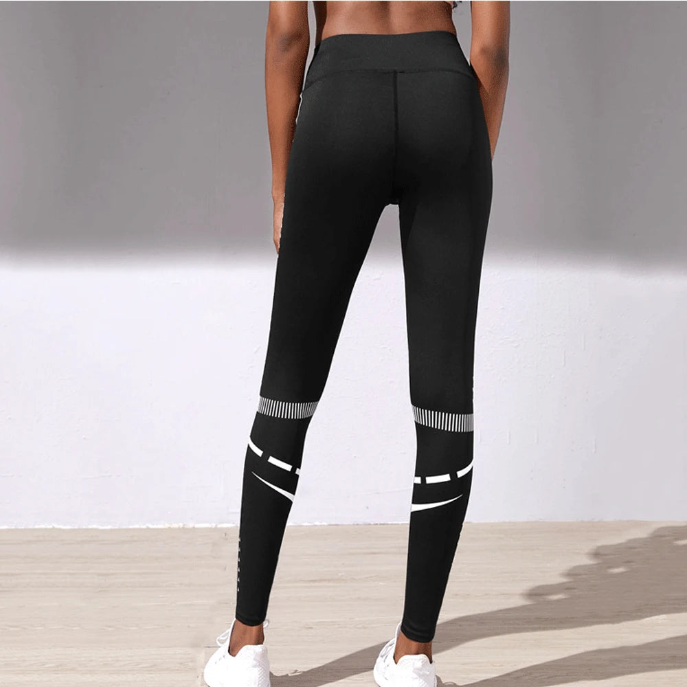 Geo Pattern Leggings Women Seamless Yoga Pants Fitness Women's Pants Sport Running High Waist Energy Workout Tights Gym Clothing