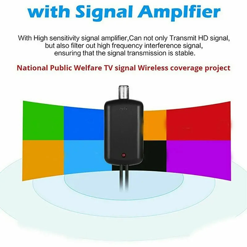 2024 New 4K 8K Indoor Digital TV Antenna HD HDTV Antena DVB-T/T2 DVBT2 Cable TV Antena 5000Miles UHF VHF DTV Antennas Aerial