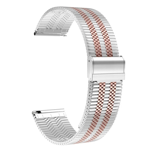 18mm 22mm 20mm Watch Band For Samsung Galaxy Watch 7/6/5/4/3 40mm 44mm S3 Active2 Huawei Watch GT4 GT3 Gt2e Stainless Steel Band