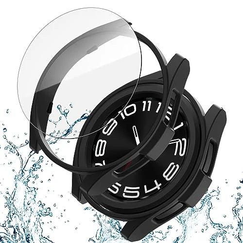 Screen Protector Glass for Samsung Galaxy Watch 6 Classic 43mm 47mm Watch4 5 6 40mm 44mm Screen Protective Film Bumper Case
