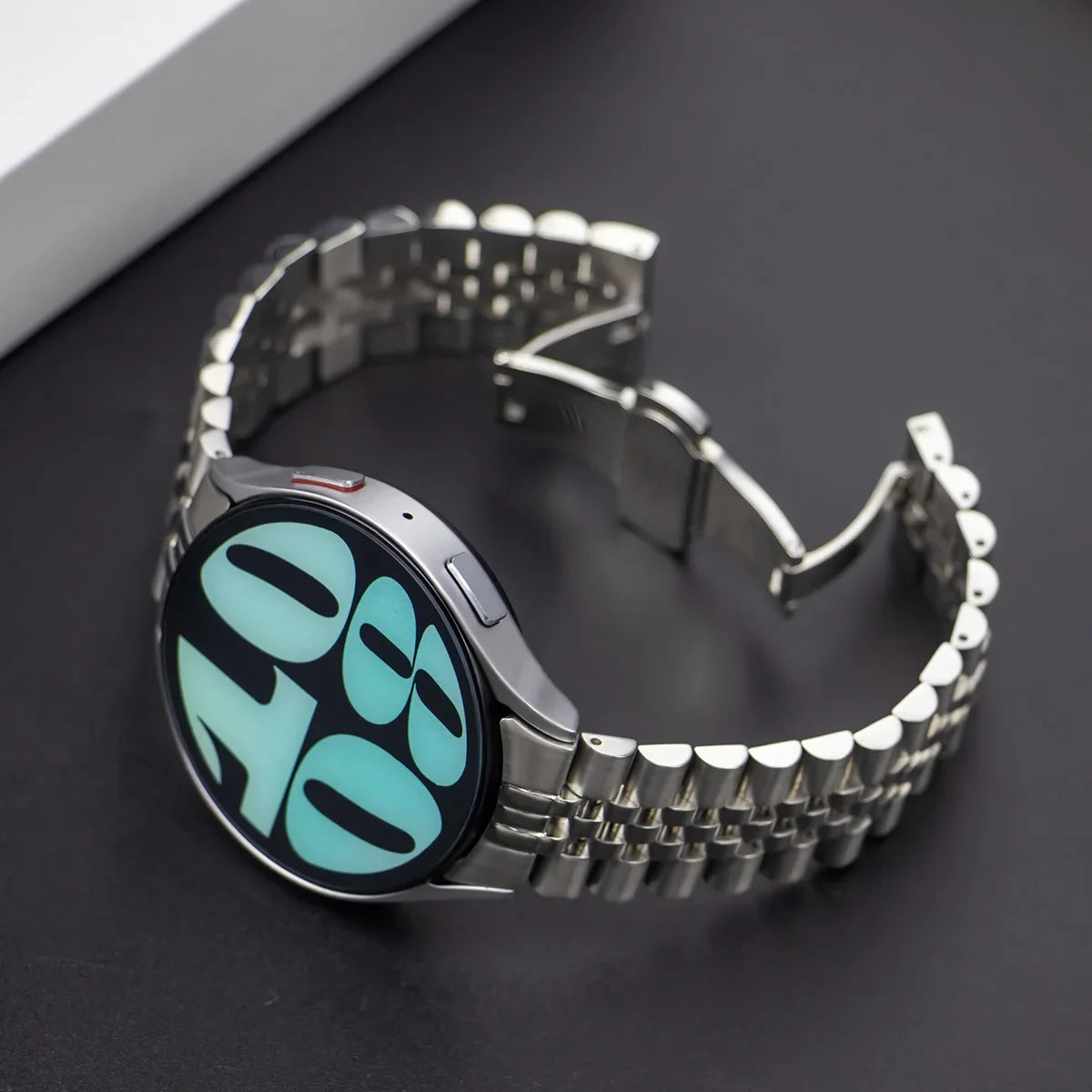Stainless Steel Strap for Samsung Galaxy Watch 6 Classic 43mm 47mm 6 5 4 40mm 44mm No Gaps Metal Bracelet for Galaxy 5Pro 45mm