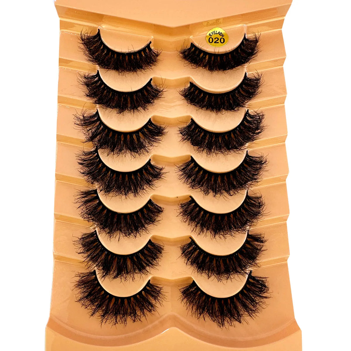 NEW 7pairs Fake Eyelashes Thick Long False Eyelashes Dramatic Lashes 3D Faux Mink Eyelashes Wholesale Full Strip Lashes Makeup