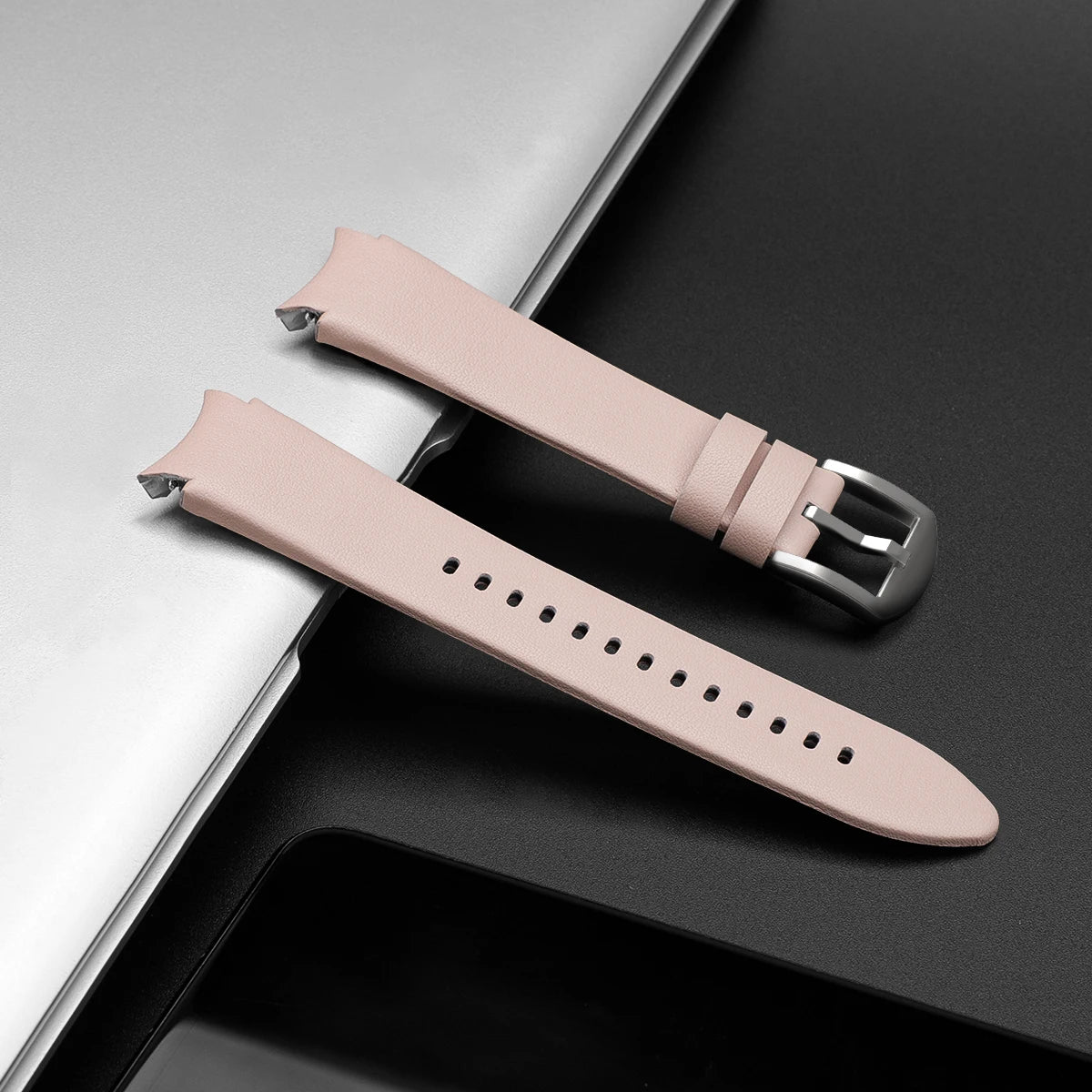 Genuine Leather Band For Samsung Galaxy Watch 4 classic 46mm 6 Classic 43mm 44mm 5 pro 40mm Bracelet correa Galaxy Watch 6 strap