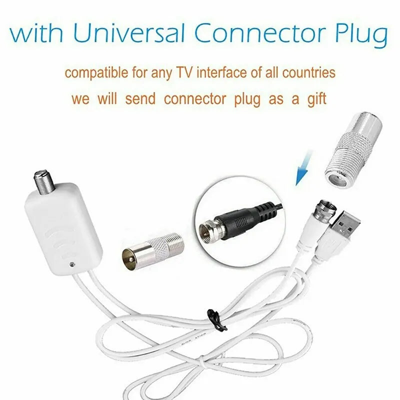2024 New 4K 8K Indoor Digital TV Antenna HD HDTV Antena DVB-T/T2 DVBT2 Cable TV Antena 5000Miles UHF VHF DTV Antennas Aerial