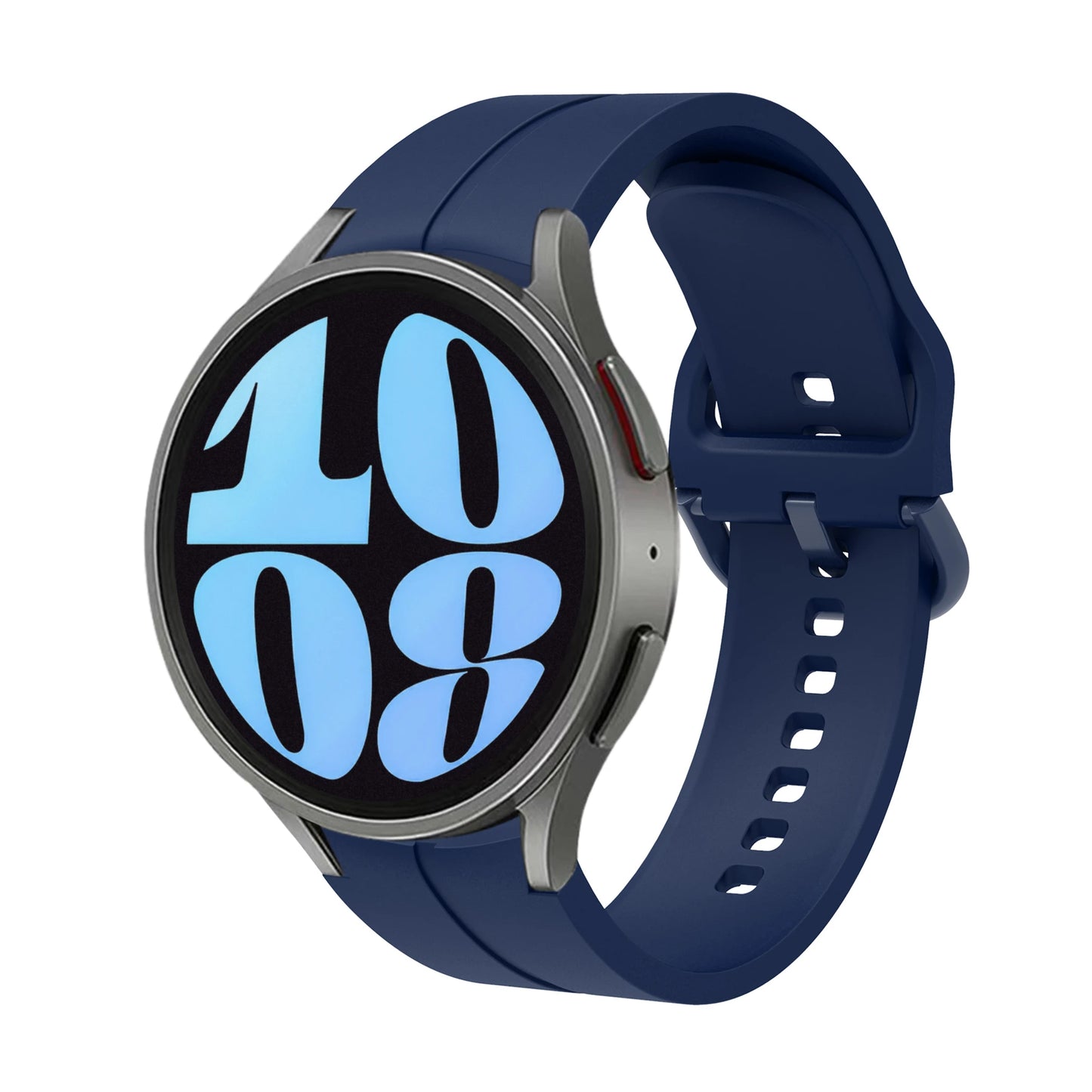 Silicone strap For Samsung Galaxy watch 7 6 5 4 40mm 44mm 45mm Original replacement band For Watch 6 4 Classic 43mm 47mm 46mm
