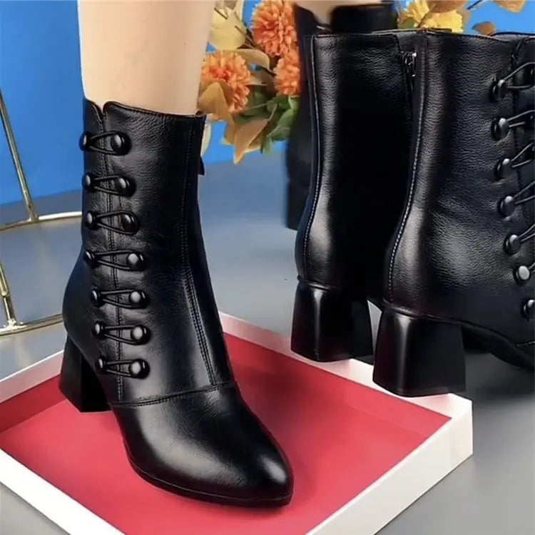 High Boots Women Winter High Heels shoes women Fashion Sexy Warm Ankle boots for women Designer Pumps Shoes botas mujer botines