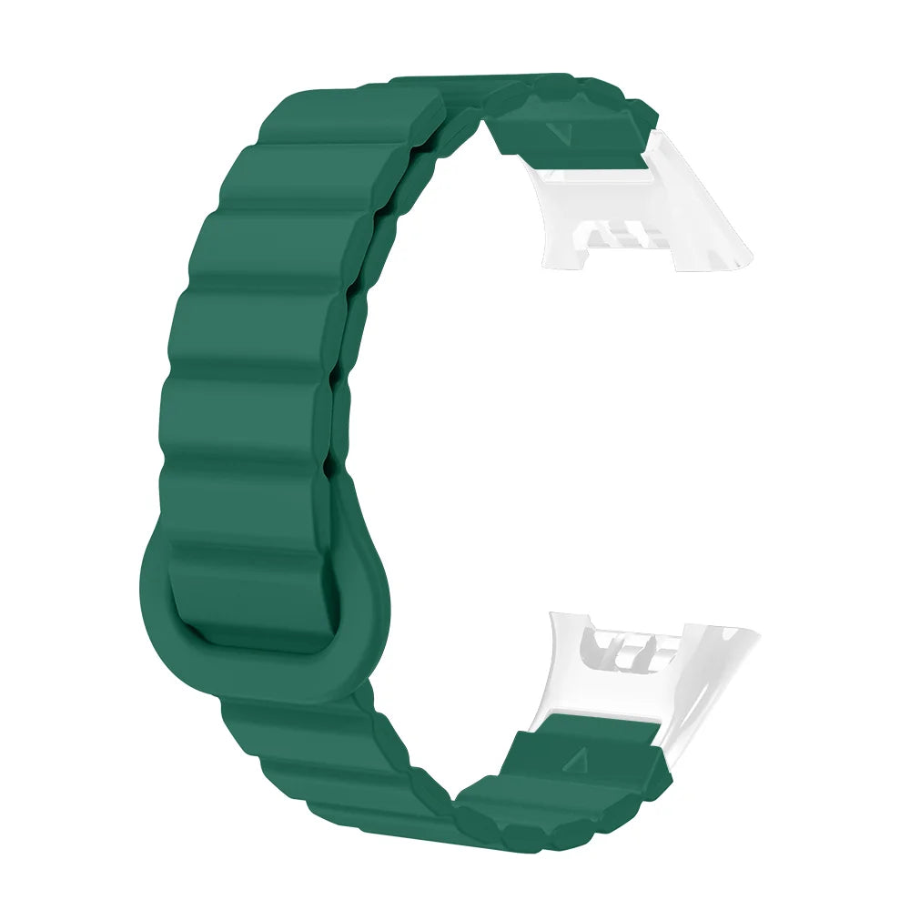 Watch Strap For XIaoMi Smart Watch Band 7 Pro Magnetic Silicone Soft Quick Release Lightweight Two-colors Head Clasp Man Woman