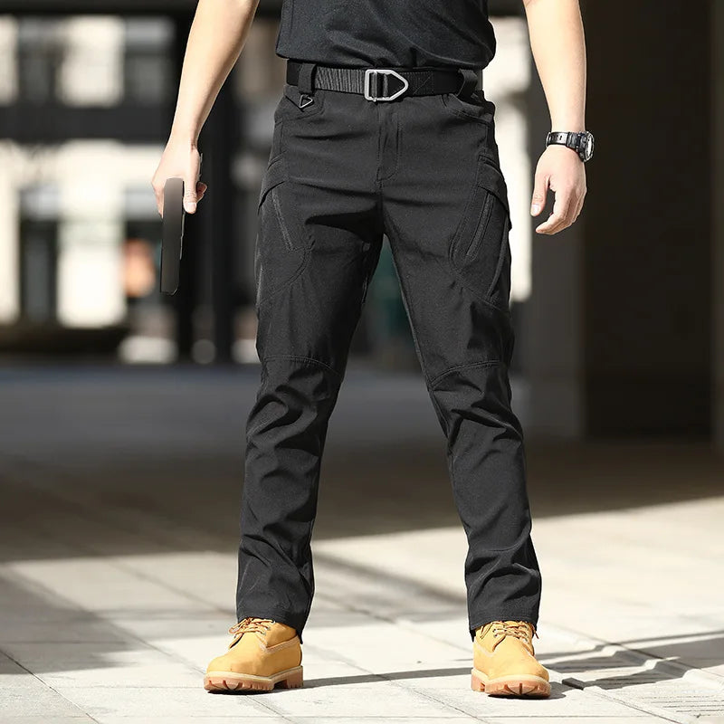 Men City Casual Tactical Hiking Cargo Waterproof Pants