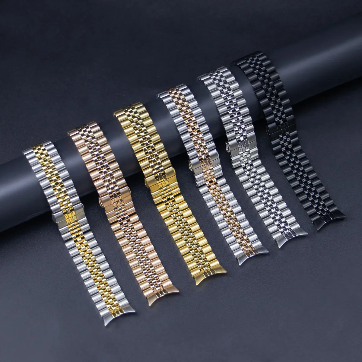 Stainless Steel Strap for Samsung Galaxy Watch 6 Classic 43mm 47mm 6 5 4 40mm 44mm No Gaps Metal Bracelet for Galaxy 5Pro 45mm