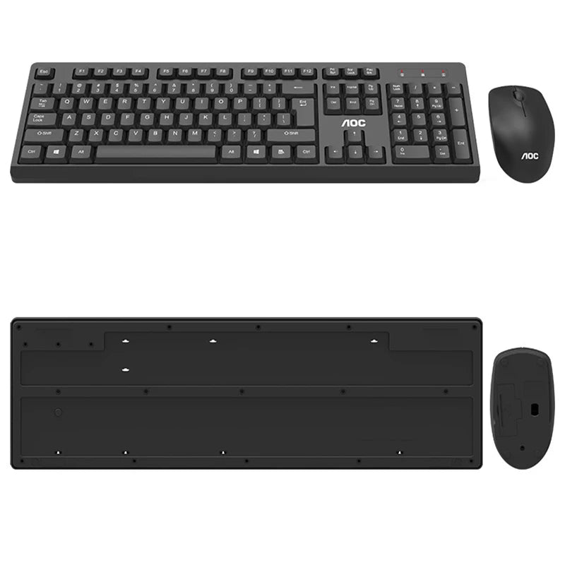 Wireless Mouse and Keyboard Set Mute Waterproof Home Computer Game Notebook
