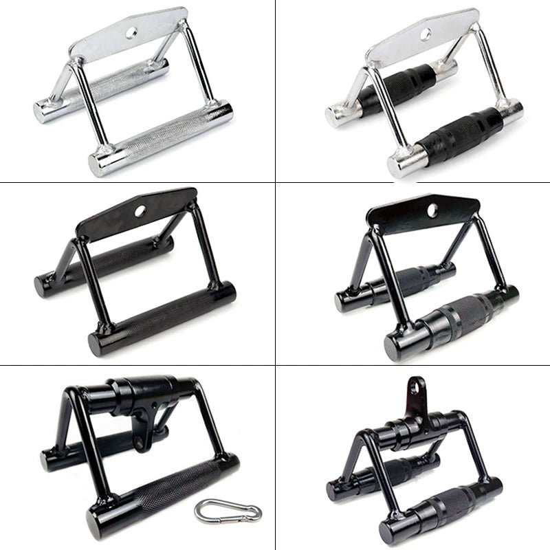 V-Shaped Handle Pull Back Big Flying Bird Fitness Equipment Accessories Sitting Rowing Back Strength Training T Bar Rowing Handle