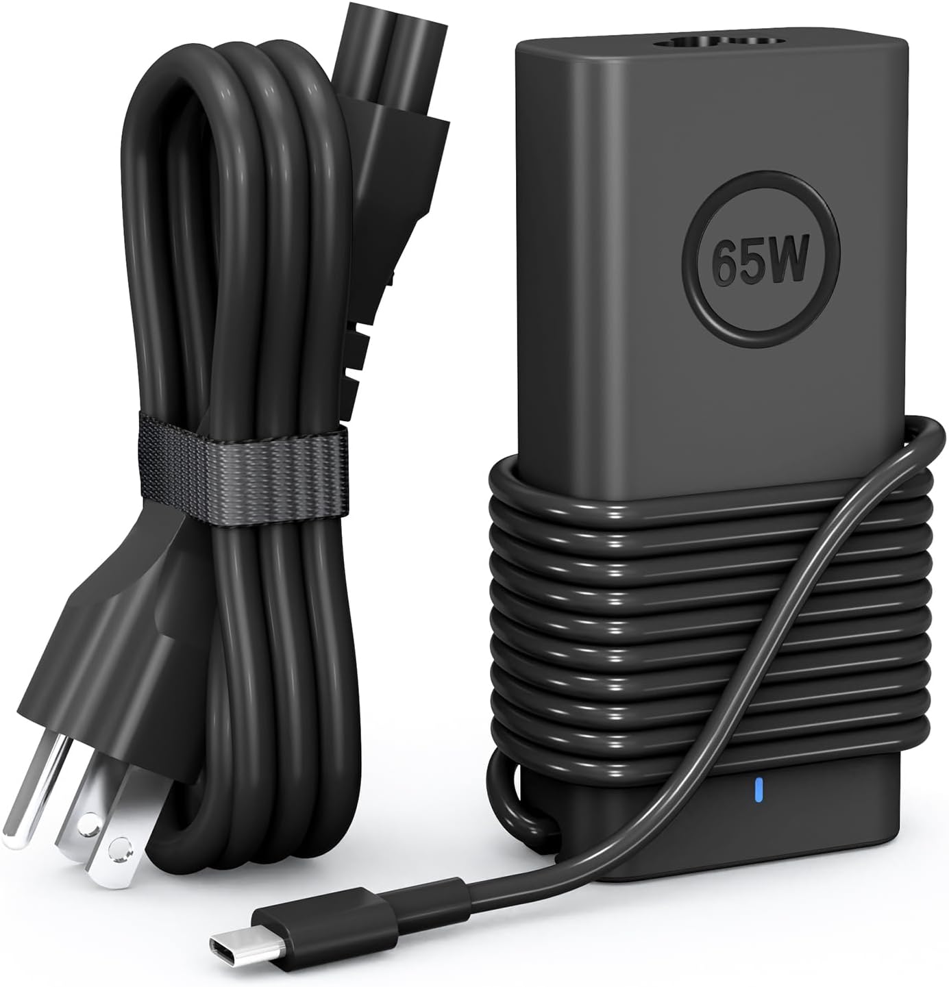 65W USB-C Compatible with Dell Laptop Charger XPS 13 and Latitude Charger 3340 3440 3540 3550 5420 5430 5520 5320 5340 5440 5550 7440 7490 7640 7410 7310 2-in-1 9440 2in1 Laptop - Power Cord Included