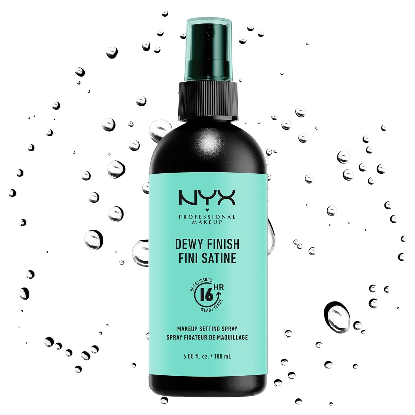 NYX PROFESSIONAL MAKEUP Makeup Setting Spray - Matte Finish, Long-Lasting Face Mist for up to 16HR Wear, Vegan Formula