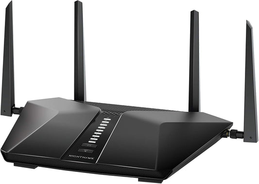 NETGEAR Nighthawk 5-Stream AX5 WiFi 6 Router (RAX43) AX4200 Wireless Speed (Up to 4.2 Gbps) | 2,000 sq. ft. Coverage (Renewed)