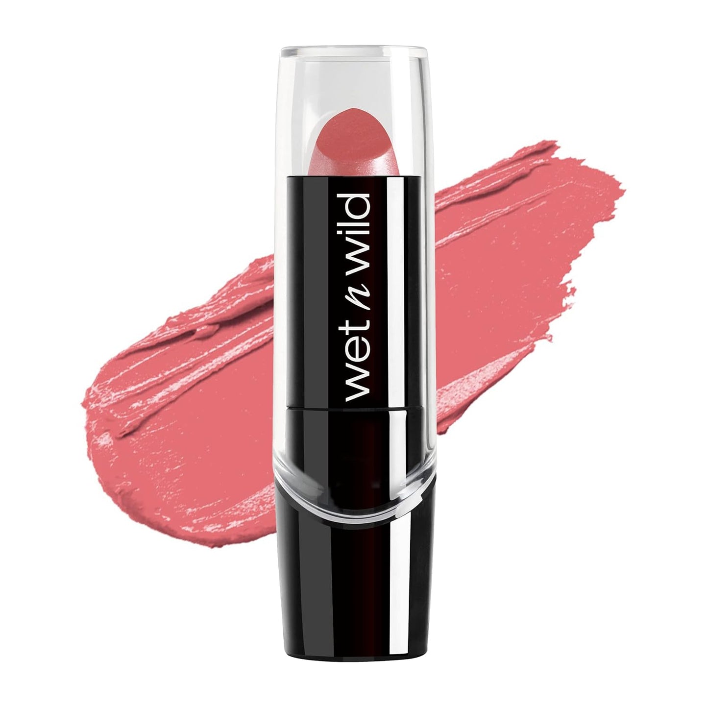 wet n wild Silk Finish Lipstick, Hydrating Rich Buildable Lip Color, Formulated with Vitamins A,E, & Macadamia for Ultimate Hydration, Cruelty-Free & Vegan - Dark Wine