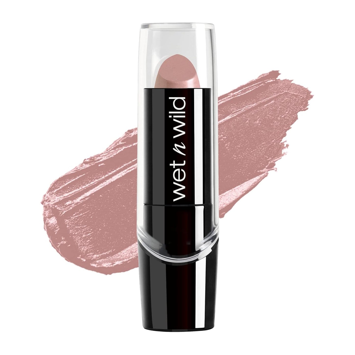 wet n wild Silk Finish Lipstick, Hydrating Rich Buildable Lip Color, Formulated with Vitamins A,E, & Macadamia for Ultimate Hydration, Cruelty-Free & Vegan - Dark Wine