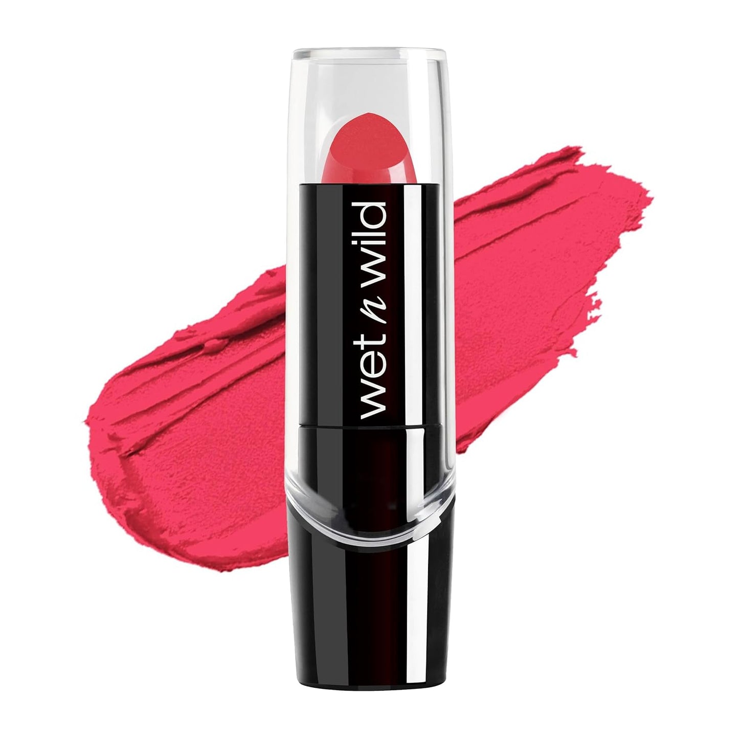 wet n wild Silk Finish Lipstick, Hydrating Rich Buildable Lip Color, Formulated with Vitamins A,E, & Macadamia for Ultimate Hydration, Cruelty-Free & Vegan - Dark Wine