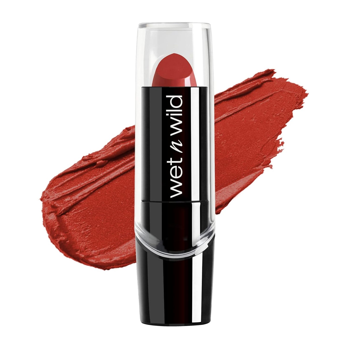 wet n wild Silk Finish Lipstick, Hydrating Rich Buildable Lip Color, Formulated with Vitamins A,E, & Macadamia for Ultimate Hydration, Cruelty-Free & Vegan - Dark Wine