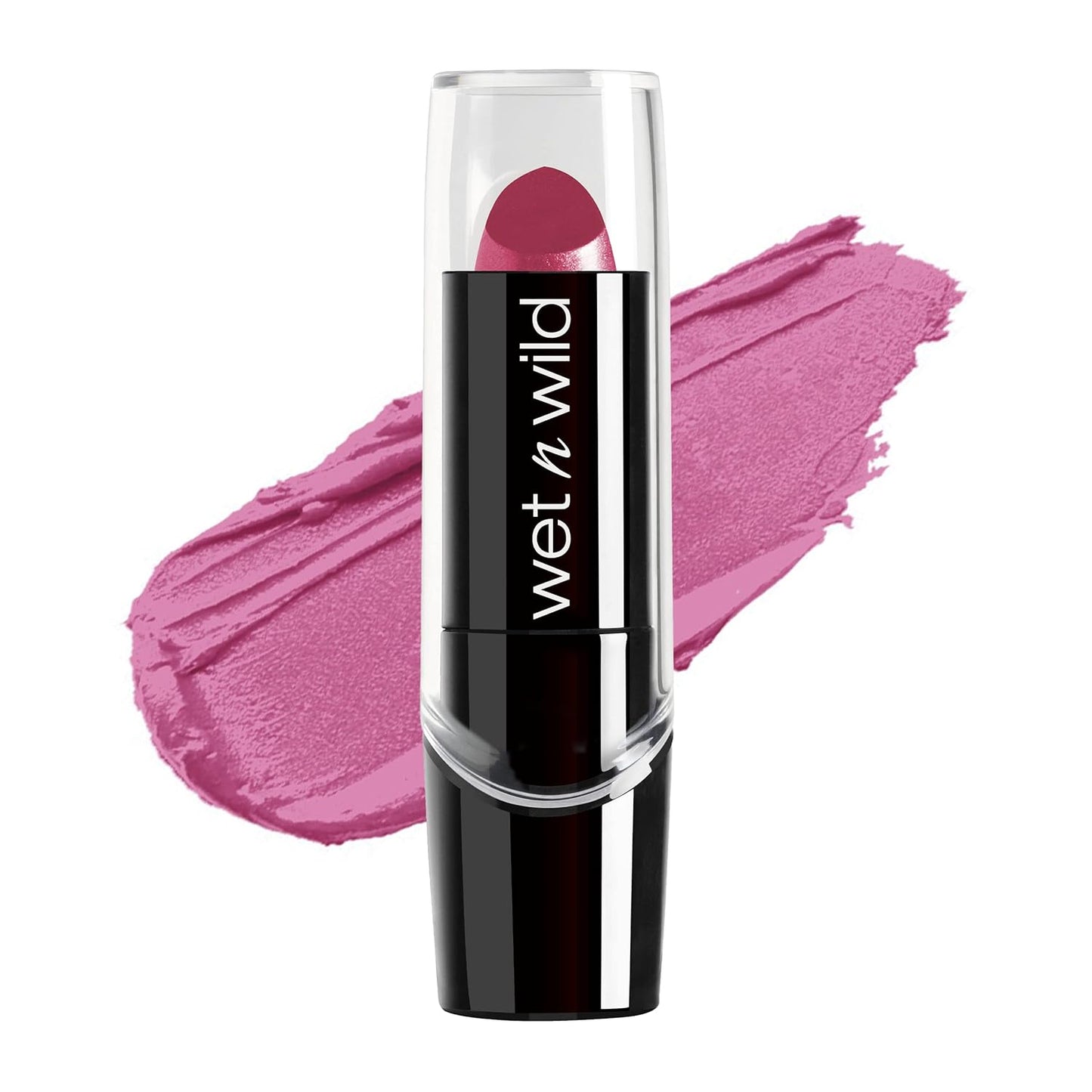 wet n wild Silk Finish Lipstick, Hydrating Rich Buildable Lip Color, Formulated with Vitamins A,E, & Macadamia for Ultimate Hydration, Cruelty-Free & Vegan - Dark Wine