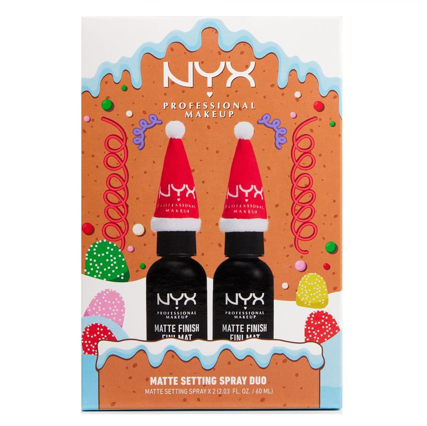 NYX PROFESSIONAL MAKEUP Makeup Setting Spray - Matte Finish, Long-Lasting Face Mist for up to 16HR Wear, Vegan Formula