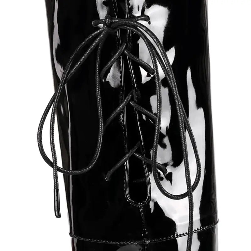Over The Knee Boots Women Sexy Winter Wedding Party Dress High Heels High Quatily Platform Thigh High Boots Big Size 48 5203-13