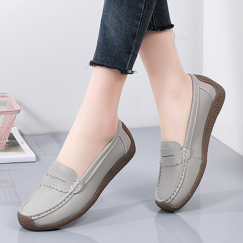 Women's Wedge Loafers: Comfortable Slip-On Casual Shoes for Daily Commuting and Everyday Wear.