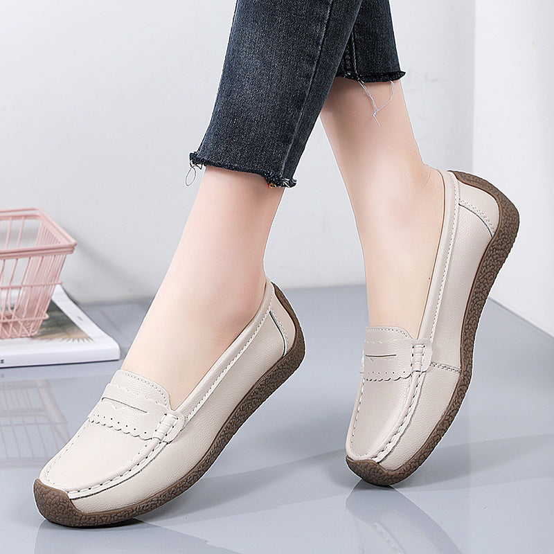 Women's Wedge Loafers: Comfortable Slip-On Casual Shoes for Daily Commuting and Everyday Wear.