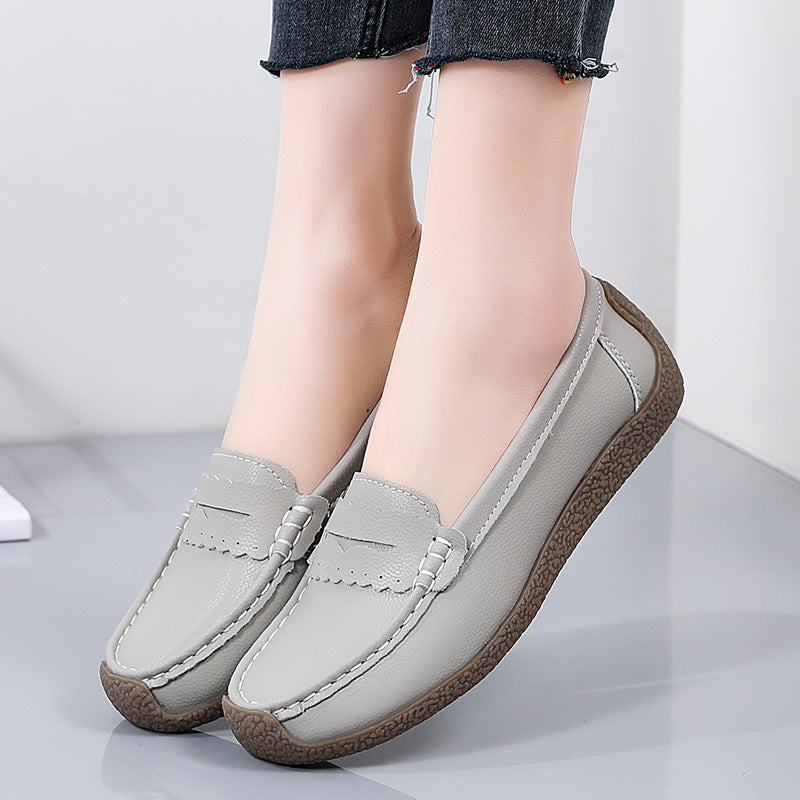 Women's Wedge Loafers: Comfortable Slip-On Casual Shoes for Daily Commuting and Everyday Wear.