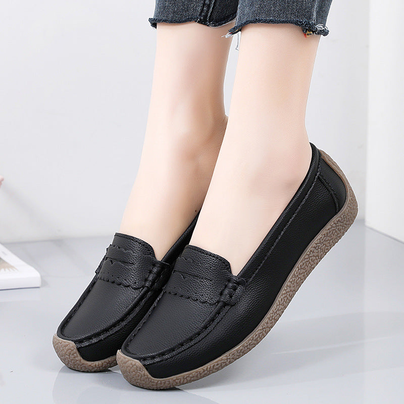 Women's Wedge Loafers: Comfortable Slip-On Casual Shoes for Daily Commuting and Everyday Wear.