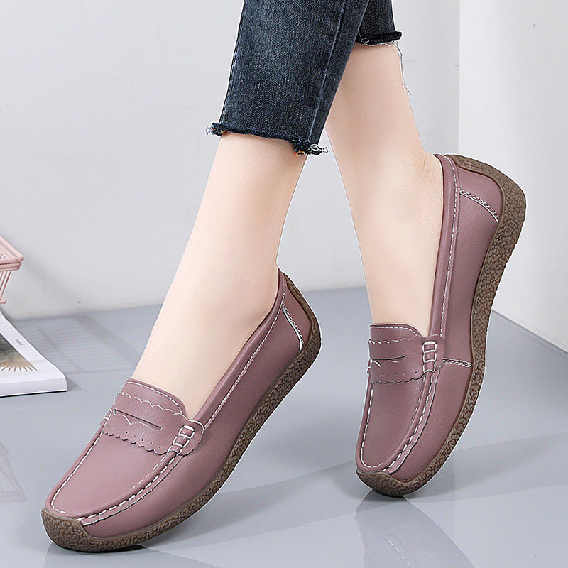 Women's Wedge Loafers: Comfortable Slip-On Casual Shoes for Daily Commuting and Everyday Wear.