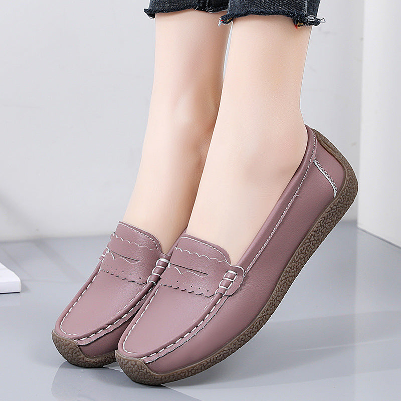 Women's Wedge Loafers: Comfortable Slip-On Casual Shoes for Daily Commuting and Everyday Wear.