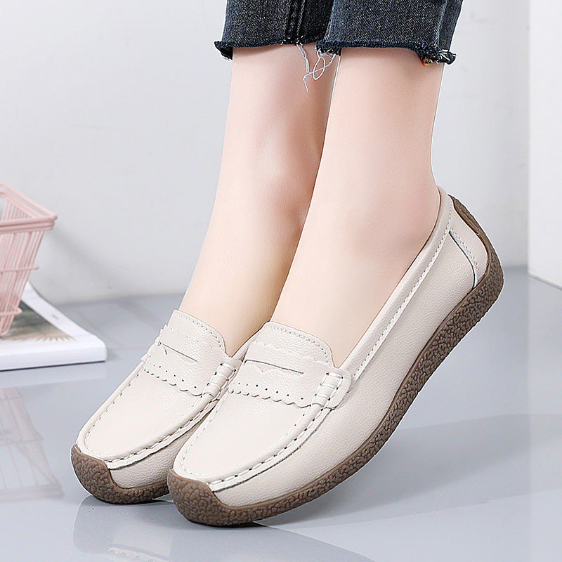 Women's Wedge Loafers: Comfortable Slip-On Casual Shoes for Daily Commuting and Everyday Wear.