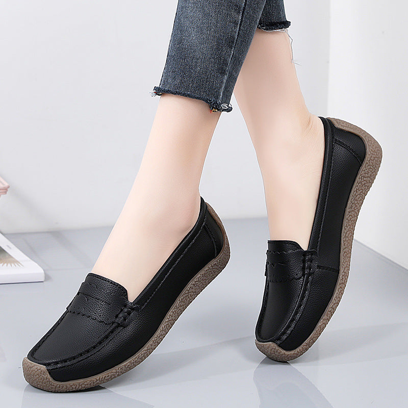 Women's Wedge Loafers: Comfortable Slip-On Casual Shoes for Daily Commuting and Everyday Wear.