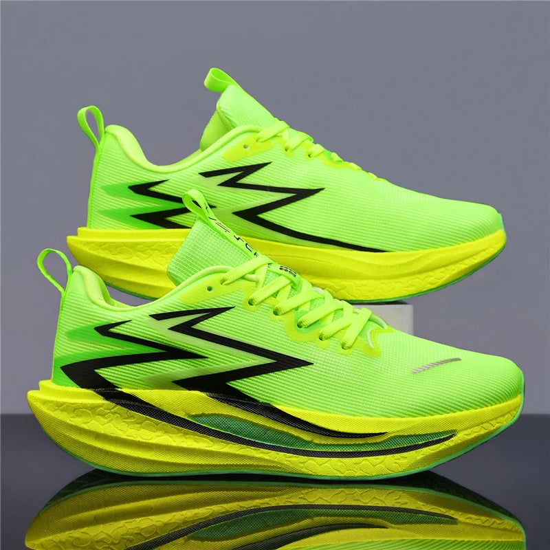 Running Shoes Men Marathon Sports Speciality Carbon Board Breathable Lightweight Women's Comfortable Athletic Stability Sneakers
