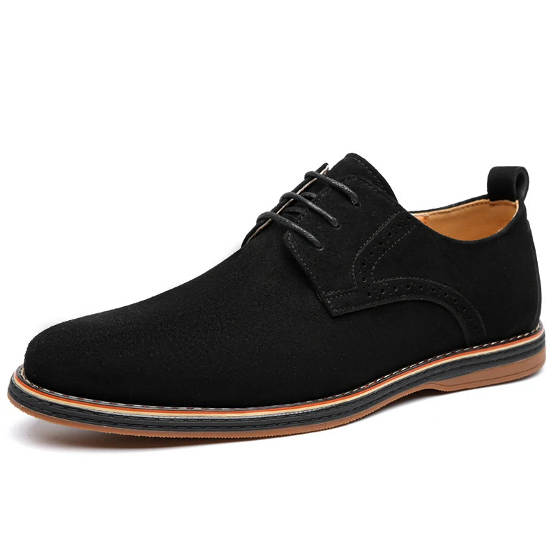 Fashion Mens Brogue Oxford Shoes British Style Leather Formal Dress Footwear Lace Up Sneakers Outdoor Male Business Casual Shoes