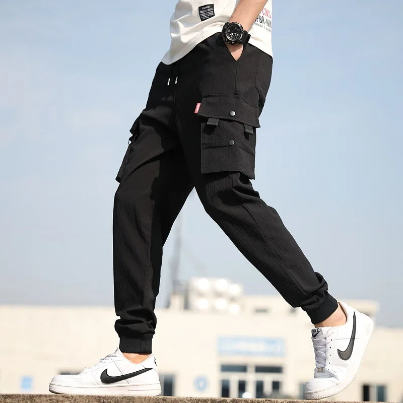 2025 New Mens work pants, tactical pants, workwear, multi pocket casual training pants, jogging and hiking casual pants ﻿